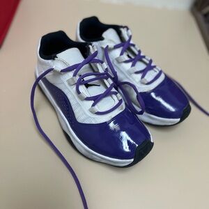 Kids Purple and White Sneakers